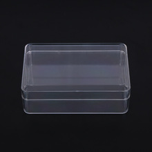 厂家定 制长方形带盖透明盒 PS透明塑料盒子 天地盒