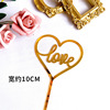 Acrylic commemorative decorations for St. Valentine's Day, factory direct supply