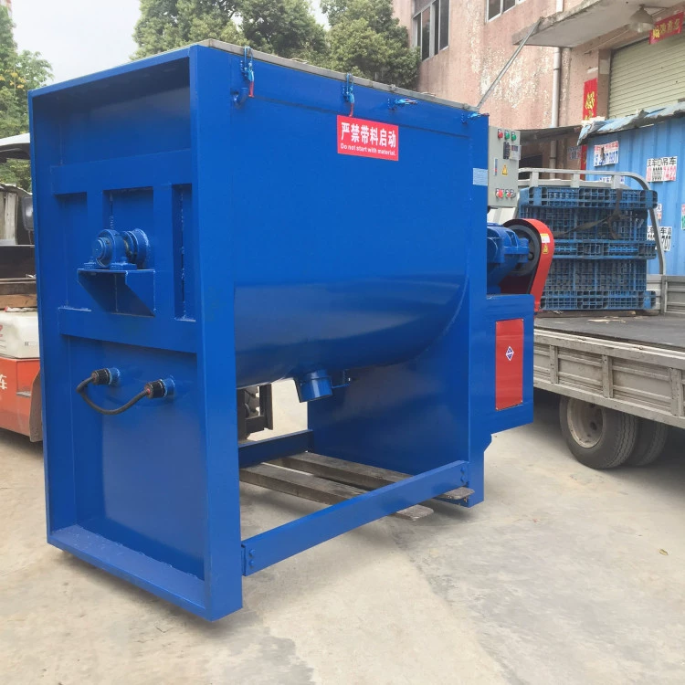 Yiying сухие Частицы Порошка Электрический горизонтальный смеситель химический круглый паз твердое вещество-жидкость смесительная бочка прямые продажи с завода