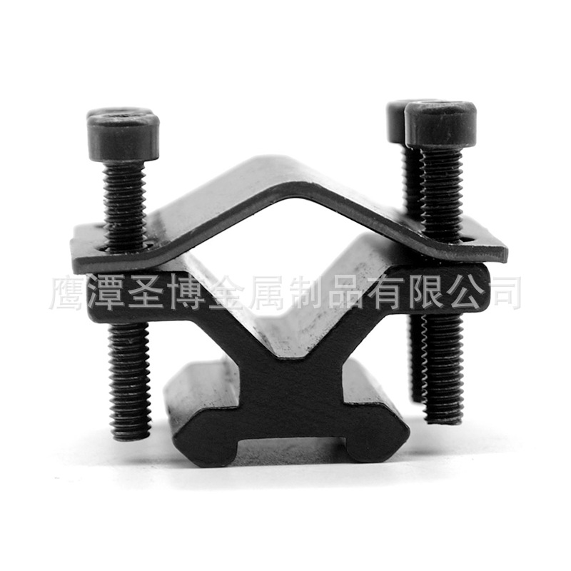 外贸亚马逊蝴蝶夹夹电筒激光圆管夹快排固定夹子燕尾夹瞄准镜夹具