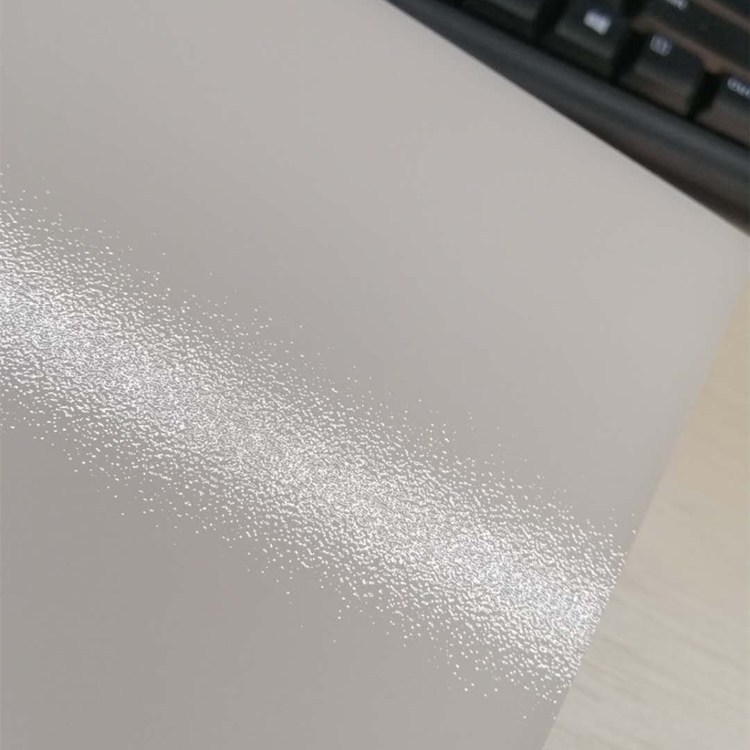 皮纹pc扩散板 广告灯箱 LED灯专用单面磨砂pc匀光板 磨砂散光板
