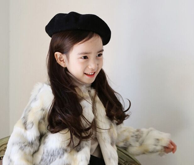 Children's Solid Color Berets Fashion Pumpkin Hats Wholesale Nihaojewelry display picture 26