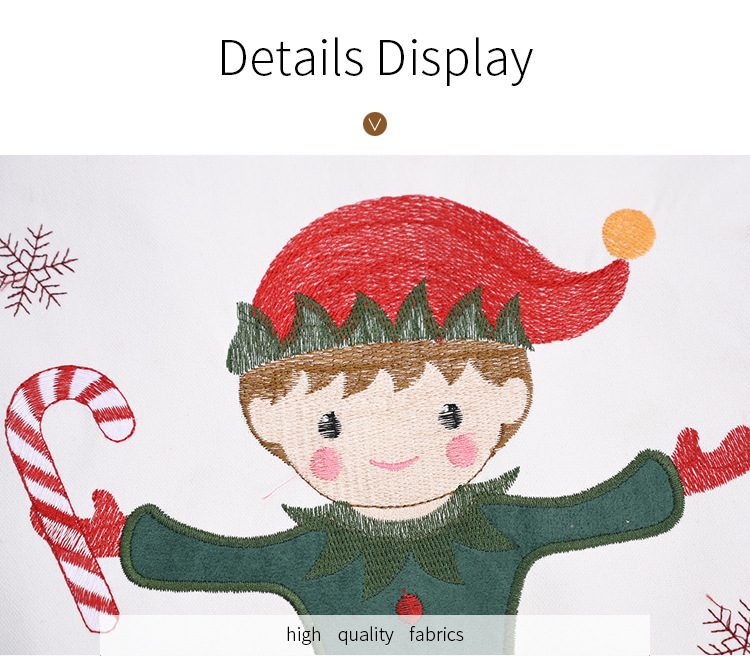 Christmas Decoration Festive Elf Tablecloth display picture 4