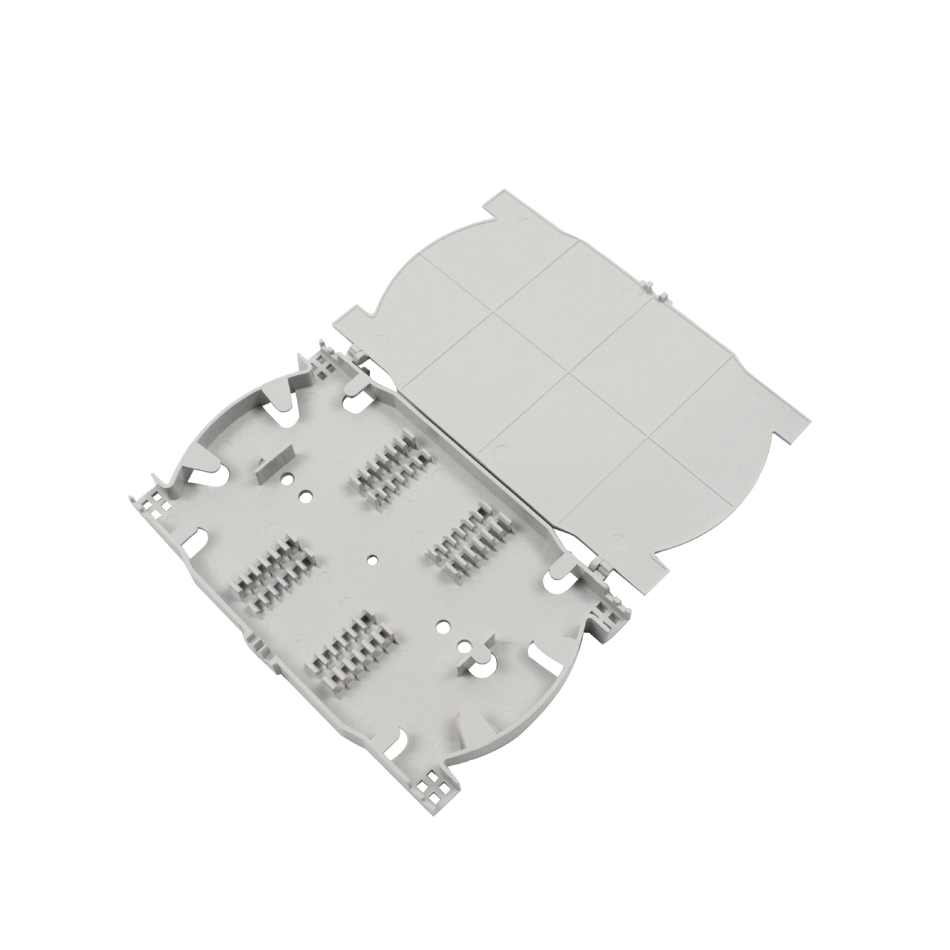 免费包邮熔纤盘12芯24芯可叠加光缆终端接续盒尾纤盘光纤熔接盘