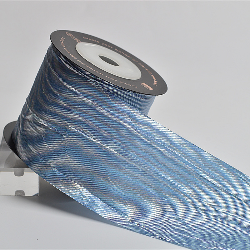 Impresión de la cinta arco regalo cuerda cinta plisada coreana accesorios de embalaje en stock al por mayor Corea del Sur cinta de poliéster