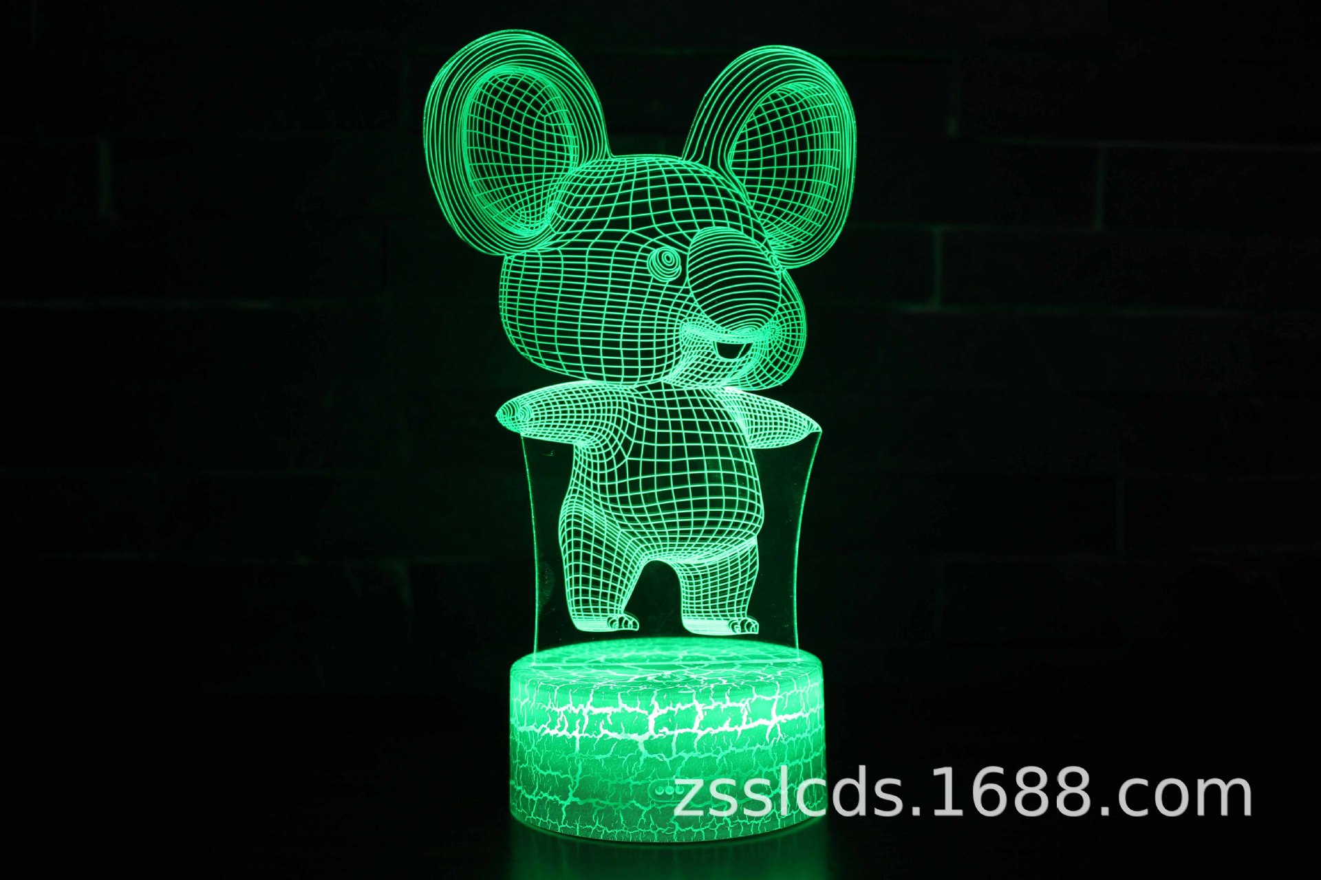 跨境专配卡通动漫系列 七彩3D小夜灯led遥控触摸创意礼品灯礼品灯-阿里巴巴