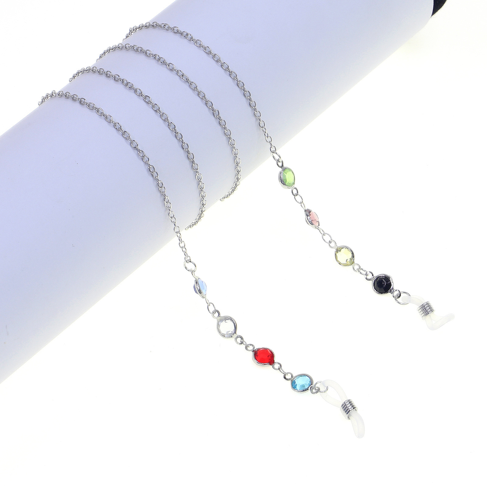 20g Weight Metal Material Gold, Silver Color Korean Color Diamond Chain Sunglasses Chain Myopia Glasses College Style Glasses Rope Glasses Hanging Chain Wholesale Nihaojewelry 10