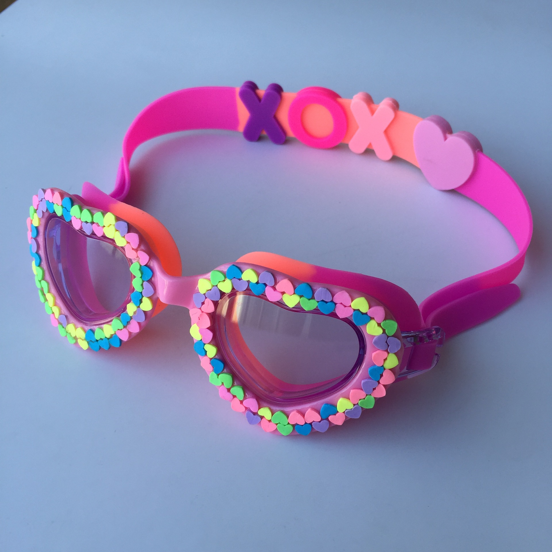 Kindercartoon voor jongens en meisjes, waterdichte en anti-condens zwembrillen, baby duikbrillen kunnen worden afgedrukt_voghion.com