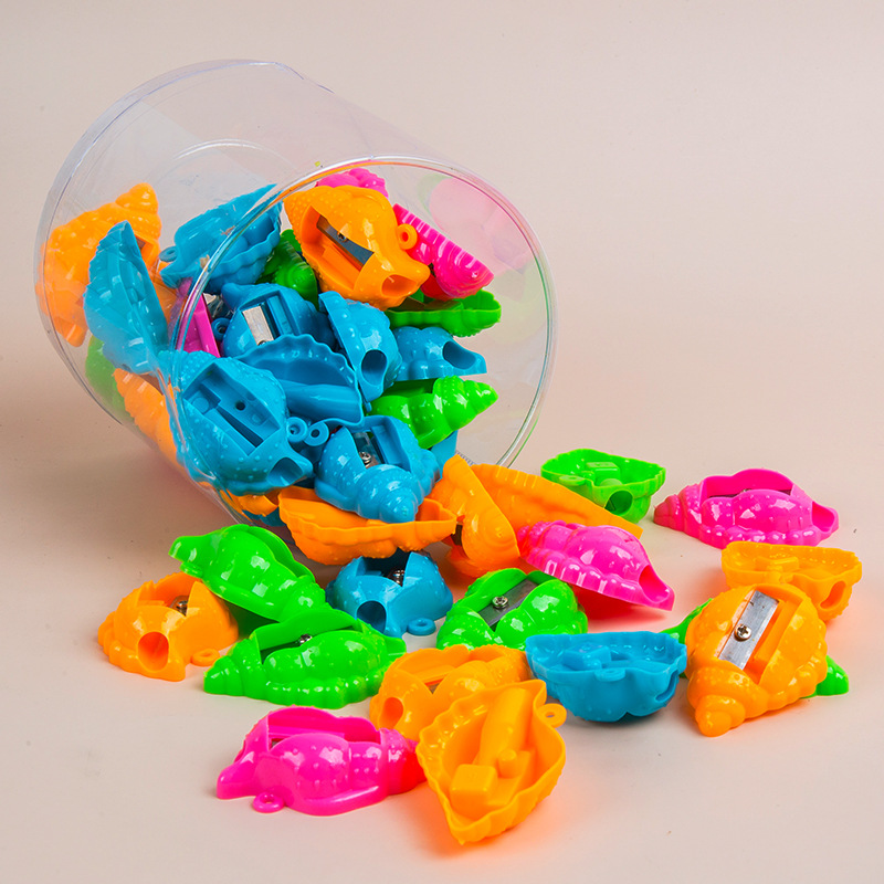 Sacapuntas de lápiz Gezhihappy PS1027 creativo forma de concha Sacapuntas de lápiz de dibujos animados creativo sacapuntas estudiante suministros