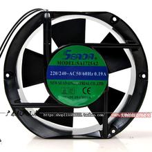 台湾SEADA 220V 0.19A SA1725A2 17251 17CM 半圆形 轴流机柜风扇