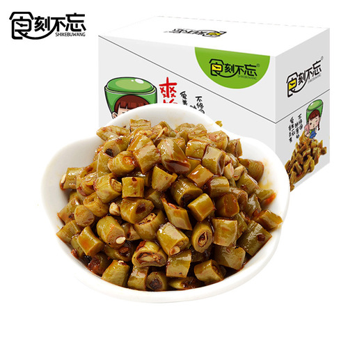 Snack Box of Green Beans, Acid-Free, Convenient Vegetarian Spicy Side Dishes, Leng Dou, Vegetarian Snacks, Wholesale