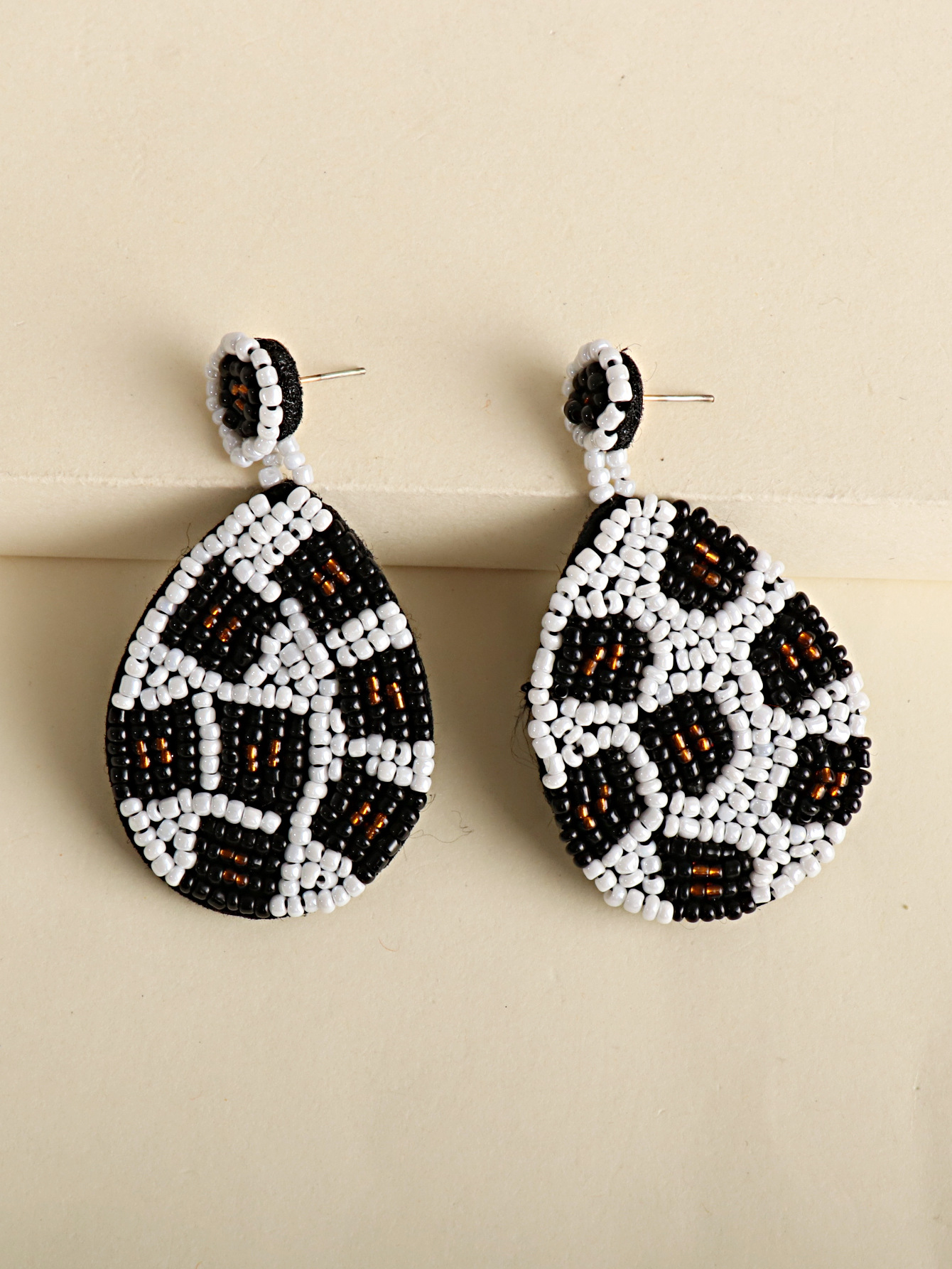 Geometric Rice Beads Ethnic Style Earrings Wholesale display picture 4