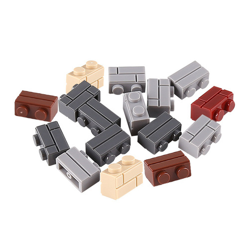 Small particles 98283 building blocks bulk accessories assembled toy basic parts 1kg 1*2 high wall bricks 1234 pieces