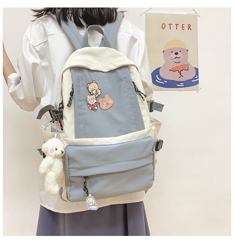 Korean Simple Large Capacity Schoolbag display picture 40