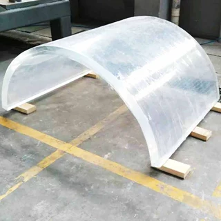 亚克力有机玻璃厚板热弯大型圆桶水族加工设计制作120mmPMMA加工