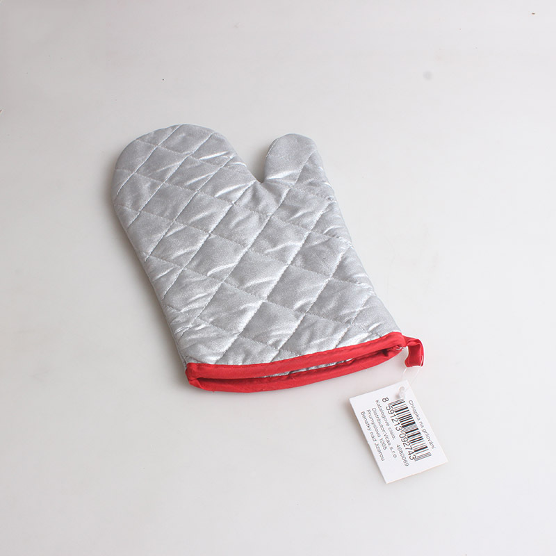 Los fabricantes suministran guantes de barbacoa engrosados horno de microondas guantes anti-calor resistente al calor aislamiento térmico horno guantes de algodón