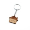 Wooden keychain, house, Birthday gift