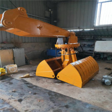 码头抓斗液压旋转贝壳斗晟旭挖掘机液压旋转抓斗挖掘机具跨境专供