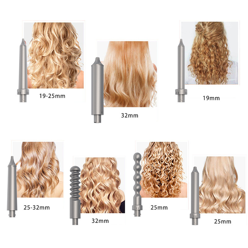 跨境新新品电卷发棒可拆换管大卷梨花头波浪卷卷发器蛋卷头烫发器