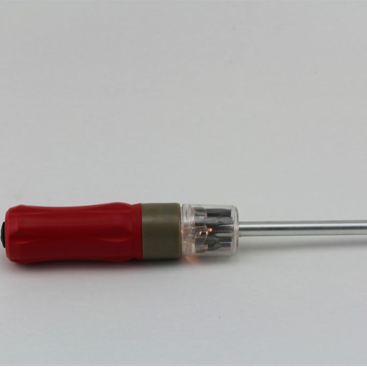 多功能组合螺丝刀LED螺丝刀工具带灯螺丝批手电筒捡拾器螺丝刀