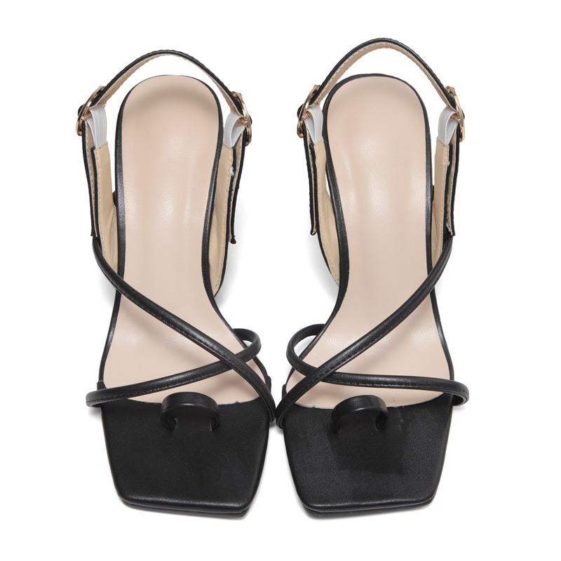 Slip-On-Sandalen mit quadratischem Absatz und Sandalen in Übergröße_voghion.com