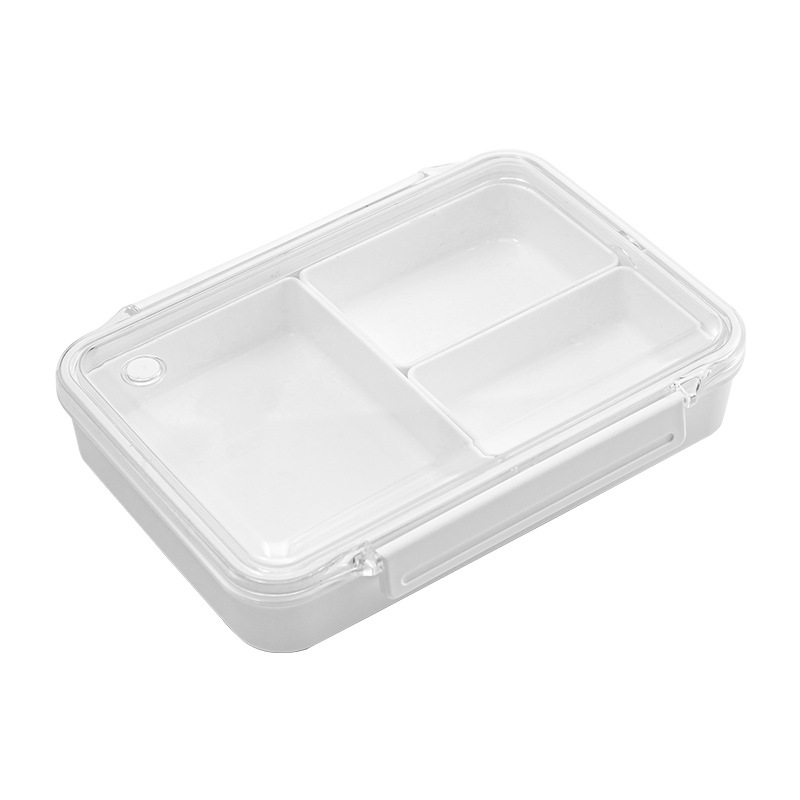 Microwaveable Heating Lunch Box Compartment Fruit Box Portable Bento Box Primary School Students Compartment Fruit Box Crisper Lunch Box