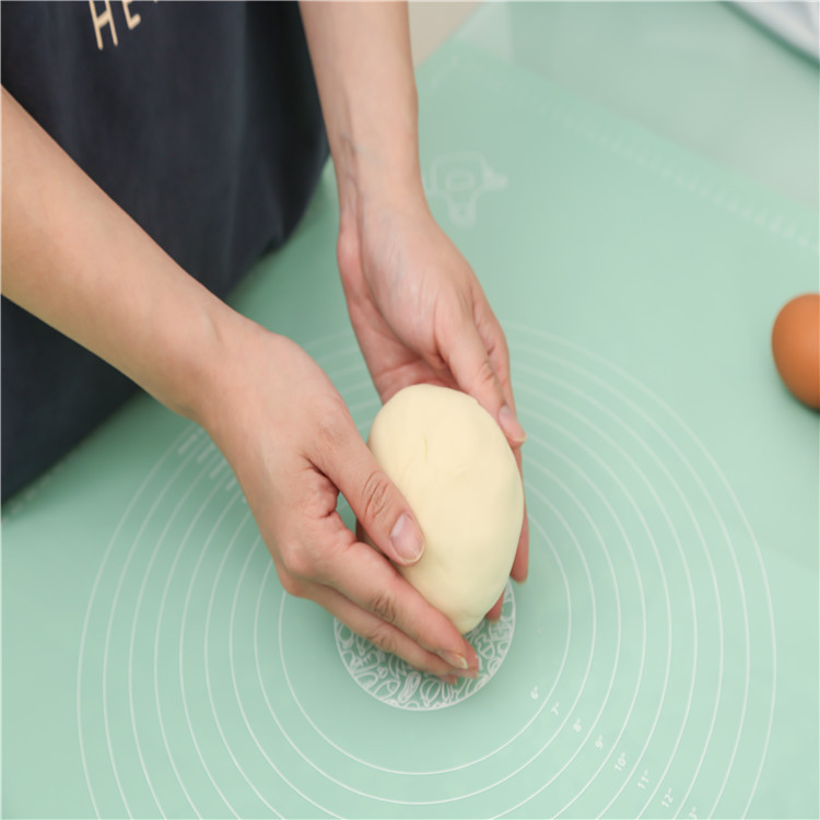 硅胶揉面垫 硅胶垫耐高温烘焙工具厨房加厚防滑不粘和面板案板详情5