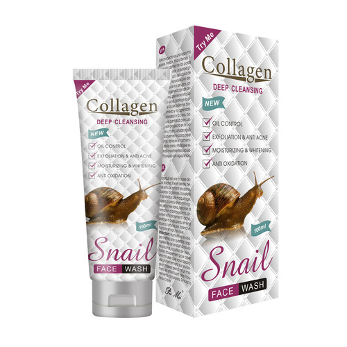 Peimeii cross-border collagen snail facial cleanser cleans pores facial cleanser wholesale facial cleanser