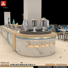 雲南高端布菲台定制效果圖 自助餐台設計制作工廠 布菲台材料說明