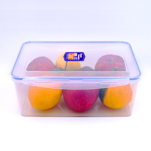 5 liter large capacity food grade transparent PP commercial crisper manufacturer refrigerator special microwave sealed storage box