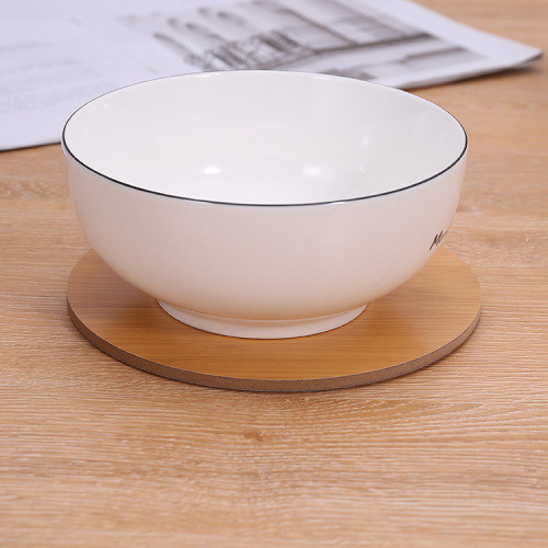 Factory price wholesale round square dining table insulation mat household multi-functional non-slip placemat bamboo thickened pot and bowl mat