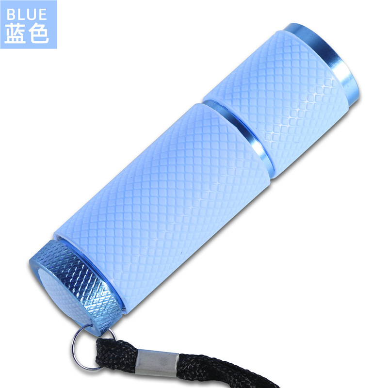 Detector de dinero UV lámpara de detección de máscara de uñas 395nm púrpura fluorescente agente de identificación pluma LED linterna de regalo