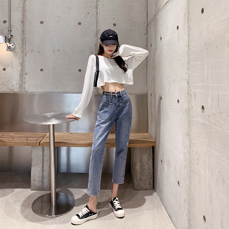 Pantalon léger femme en cow-boy - Ref 3429866 Image 4