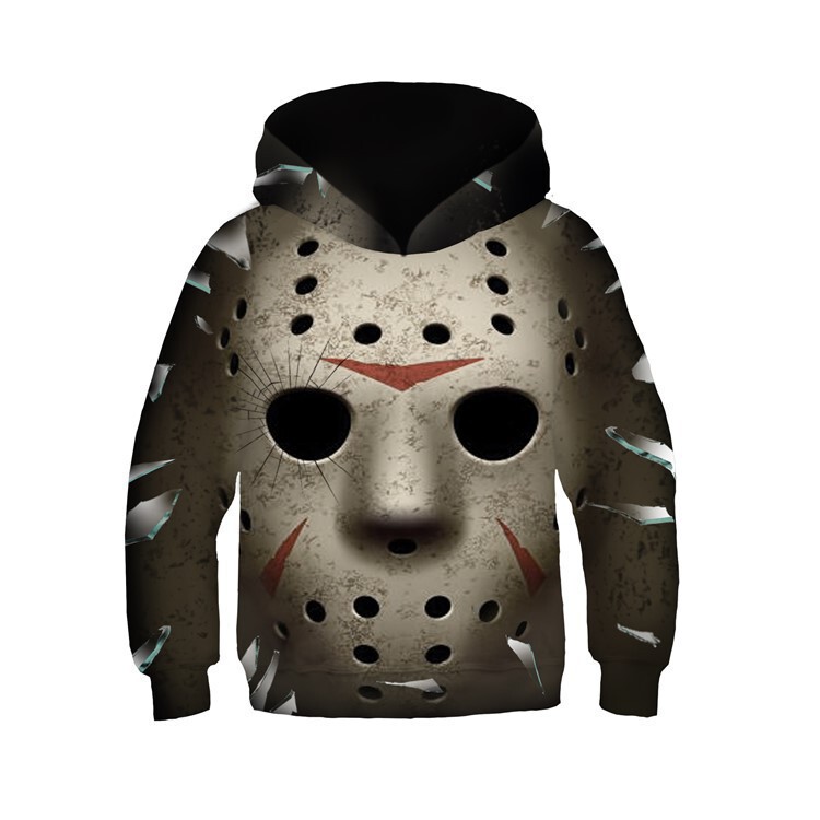 2020 New Black FriDay 3D Anime Digital Printing KiDsren's Sweatshirt