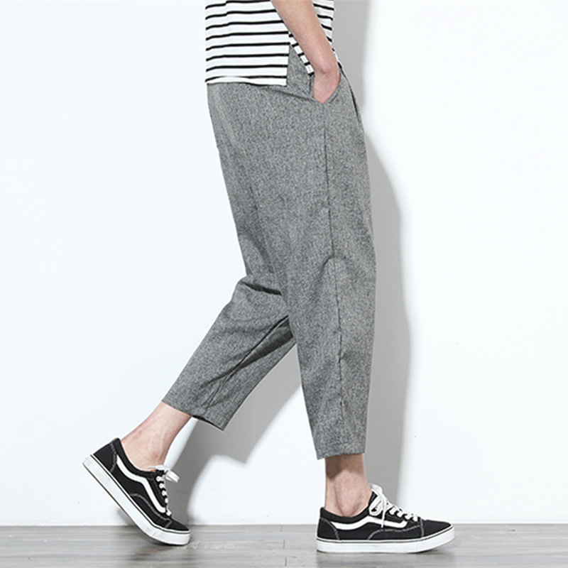 Men's Linen Harem Pants - Image 2