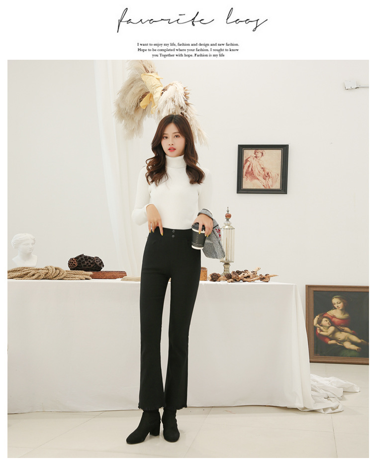 Pantalon léger femme en coton - Ref 3430156 Image 14