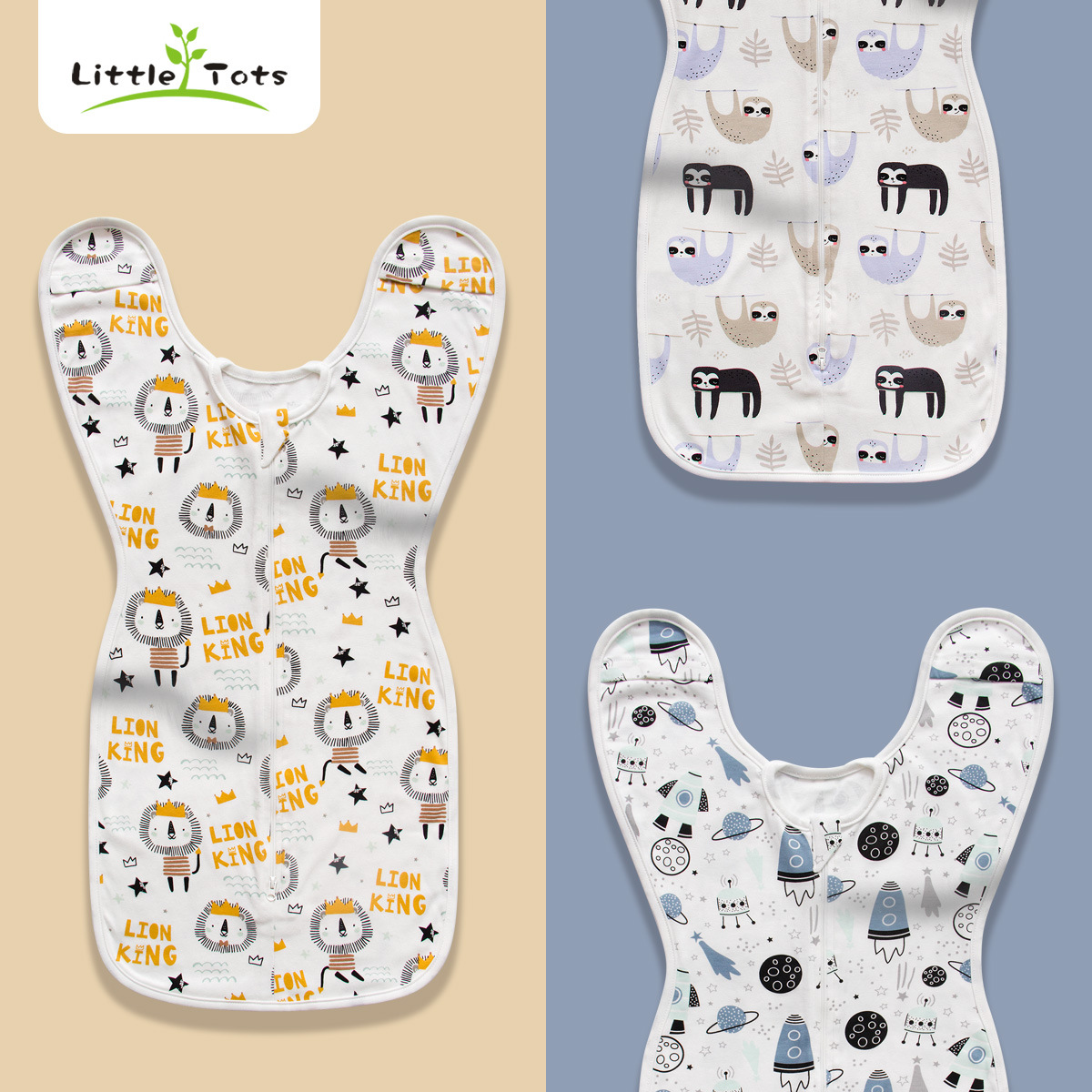 跨境热销婴儿防惊跳睡袋新生儿投降式襁褓包巾宝宝包被亚马逊母婴|ms