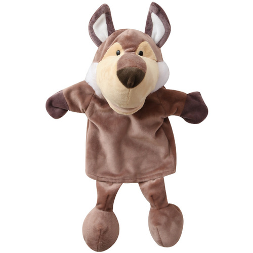 New animal finger large plush animal hand puppet children's toys monkey cow duck elephant puppet cross-border
