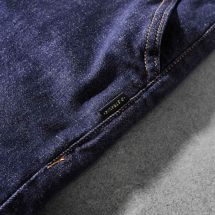 D. STRANIK autumn/winter American heavy texture blue dyed men's jeans young men's trousers DS1275 30