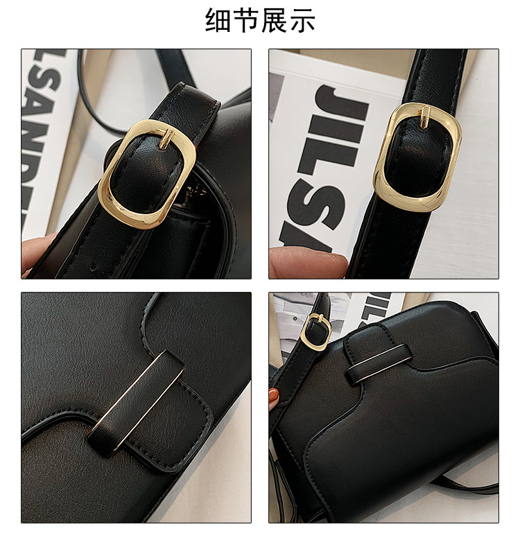 Casual All-match Autumn And Winter New Fashion Simple Messenger One-shoulder Small Square Bag display picture 6
