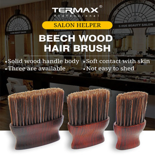 TERMAXľ�iˢë��Ęˢneckbrush��ľ����S����ë�ֹ�barber���^