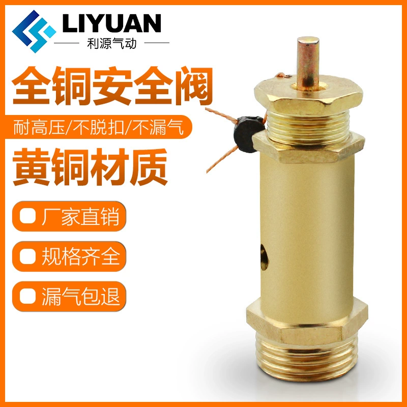Воздушный насос воздушный компрессор пружинного типа предохранительный клапан полный медный клапан сброса давления выпускной клапан газовый баллон напорный клапан пена машина клапан сброса давления