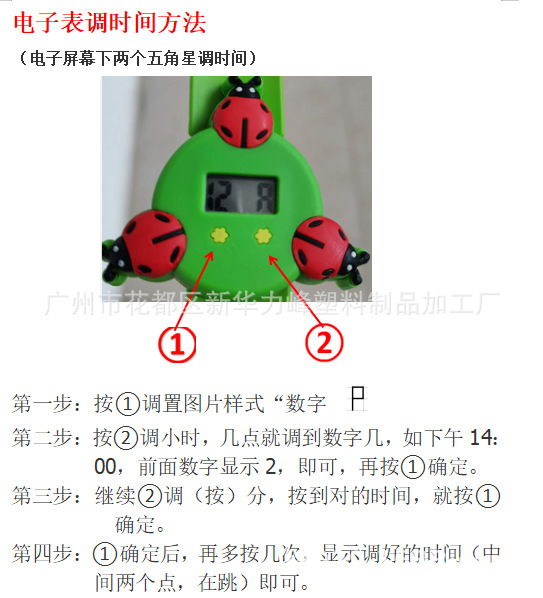 电子成表调时间方法