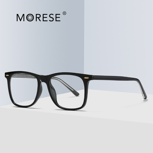 Sunglasses Anti-blue light minimalist unisex flat-frame glasses TR90 European and American frame computer protective glasses 2024