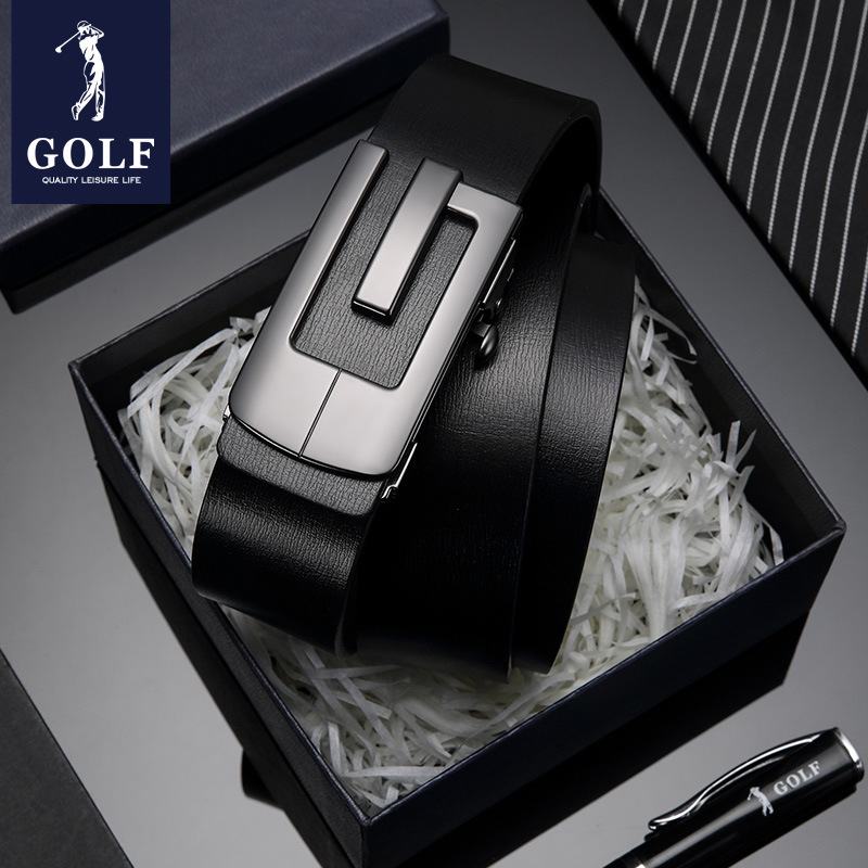 Golf belt men's automatic buckle belt co...