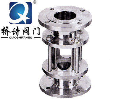 304不锈钢法兰视盅 法兰视镜 不锈钢法兰玻璃视盅 管道玻璃视镜