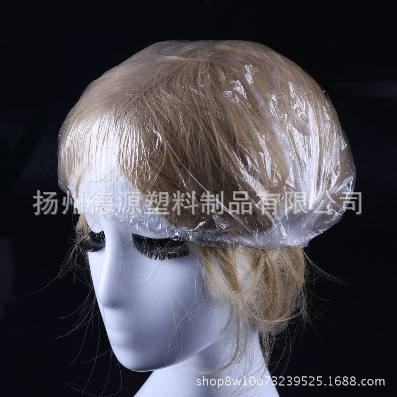 Одноразовая шапочка для душа индивидуально упакованная Милая утолщенная Водонепроницаемая гостиничная для дома очень большой утолщенный салон красоты женская Ванна