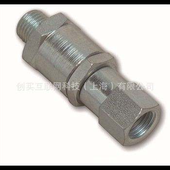 黄油加注枪用直旋转钢制接头，R1/4"