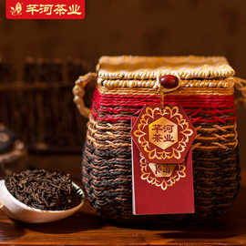 厂家直销 黑茶芊河广西梧州六堡茶 茶叶批发2015散茶礼盒装500g