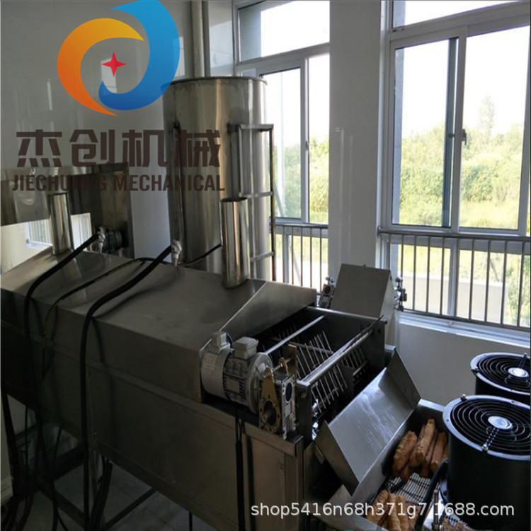 杰创电加热油条油炸机 全自动油条油炸机 自动翻转油条油炸机器